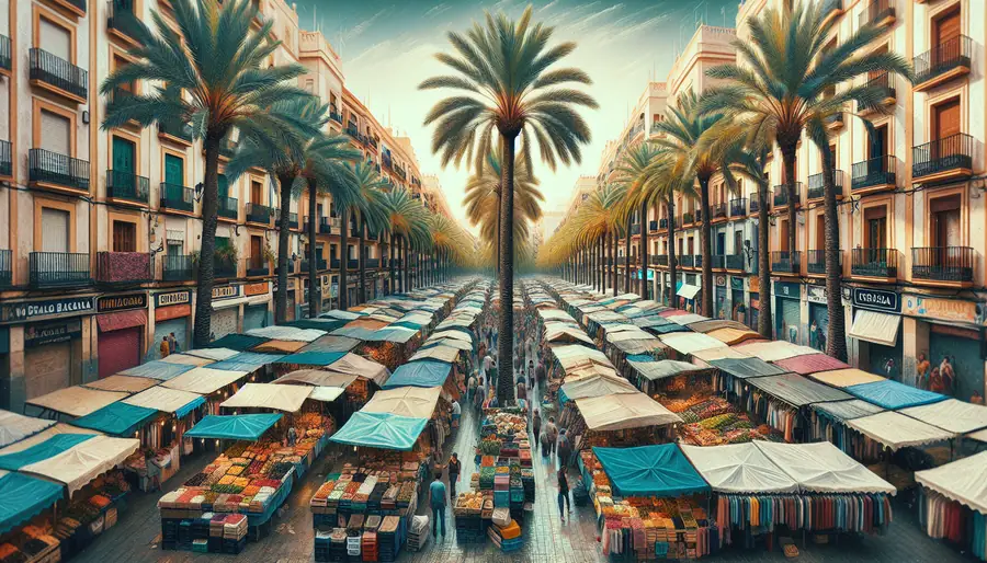 Wochenmarkt Elche – Plaza Barcelona